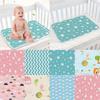 Star Duck Print Infant Baby Crib Changing Mat Cotton Waterproof Reusable Diaper