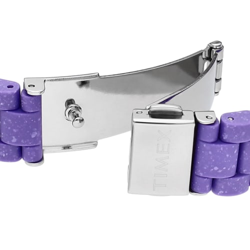 TIMEX Legacy Ocean Men's Watch, Purple Dial, Recycled Plastic, Mineral Glass, Quartz Movement, Philippine Brand, TW2V77300, Purple