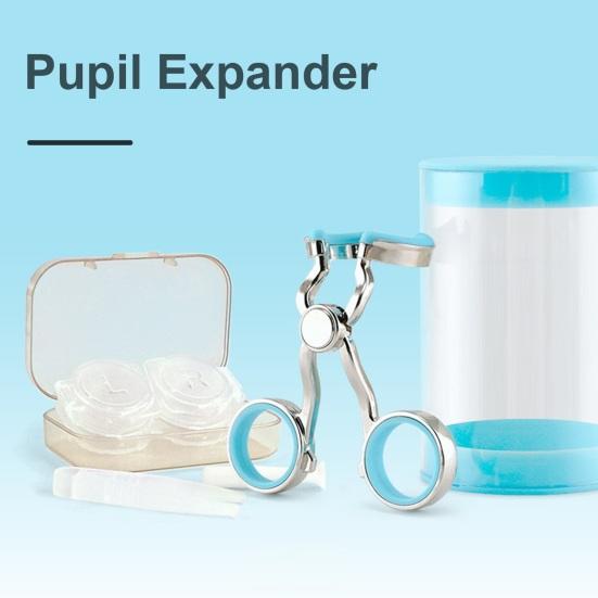 Contact Lens Applicator Tool with Case Tweezers Insertion Tool Pupil Expander Travel Kit for Easy Contact Lens Wear
