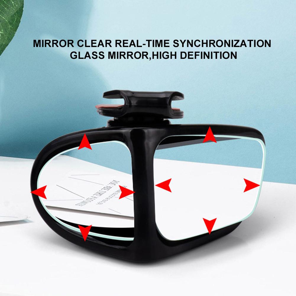 1 пара 360 градусов HD автомобильное зеркало для слепых зон, вращающееся регулируемое широкоугольное наружное автомобильное зеркало заднего вида для парковки