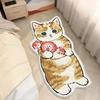 Machine Washable Pet Carpet Anti-slip Rug Decorative Imitation Cashmere Carpet  Living Room
