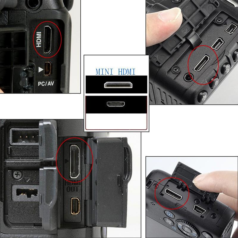 Мини 90° кабель HDMI - HDMI HD пружинный для DSLR камер к телевизору