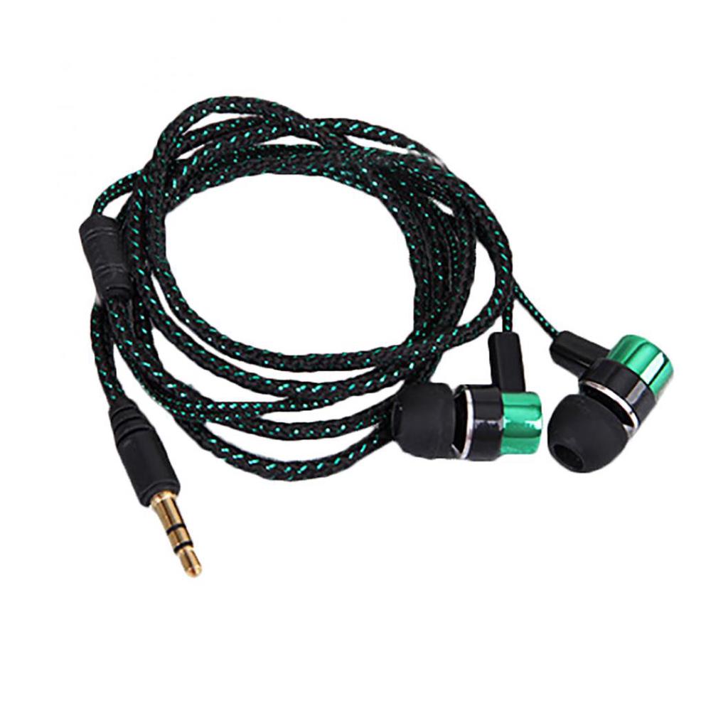 Bass Stereo In-Ear Earphone Wired Headphone Earbud Metal Headset for Phone PC