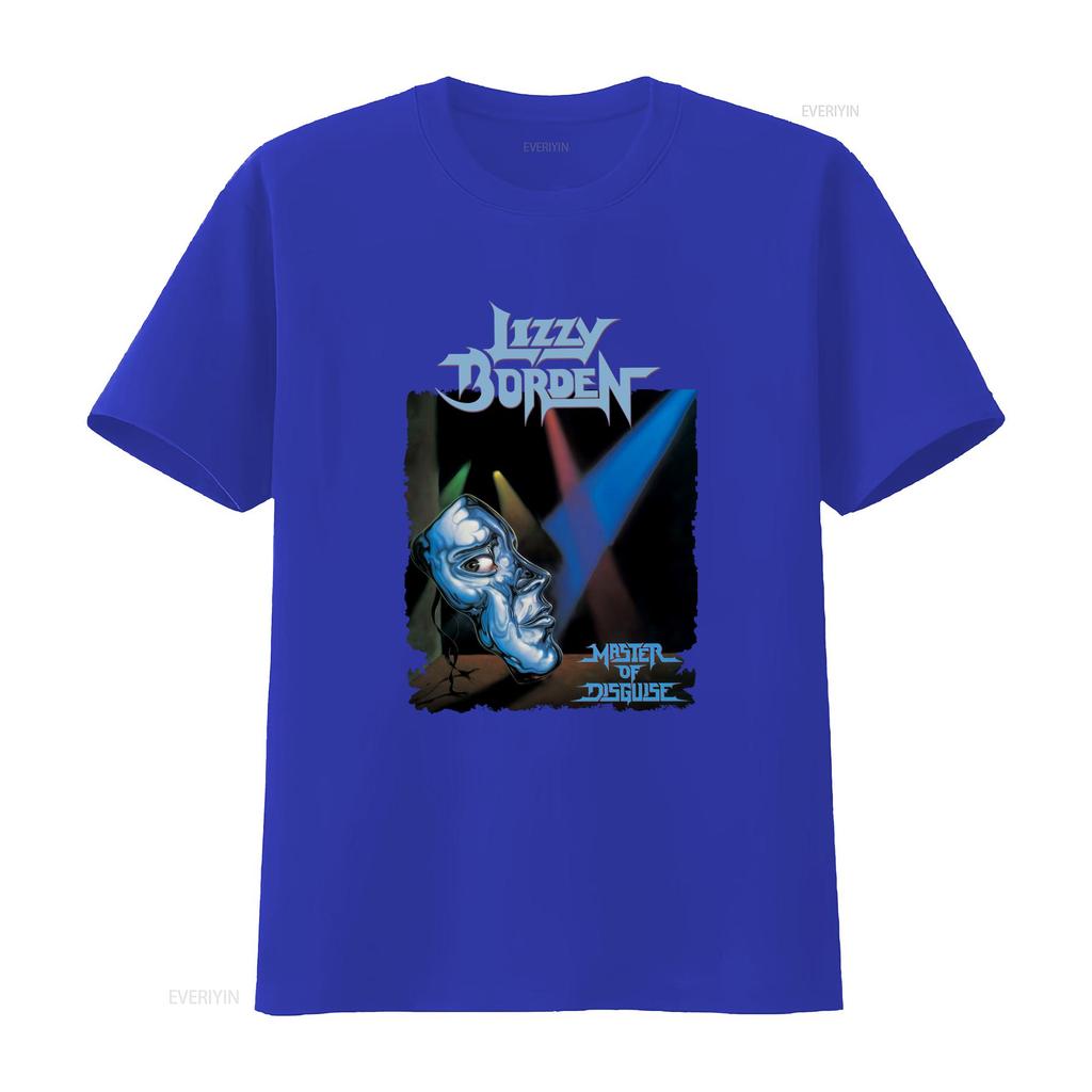 Lizzy Borden Master Of Disguise T Shirt For Unisex Rock Band Fan Fashion Vintage Slightly Fashion Designer Clothes