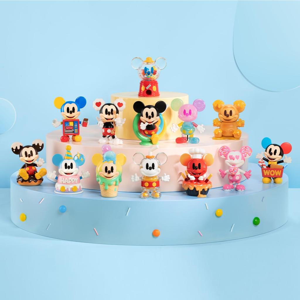 POP MART DISNEY Mickey Childhood of Boundless Imagination Series [Assorted Box of 12] Pop Mart Gachapon Blind Box Figures, Plastic Models, Premium