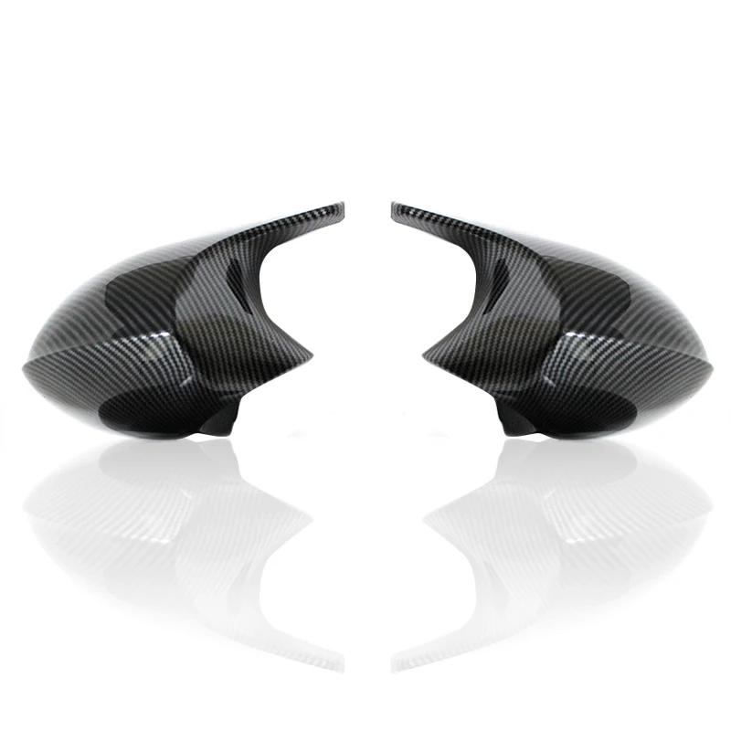 Carbon Side Wing Mirror Cover For BMW 1 3 Series E82 E88 2007 ~2009 E90 E87 E91 E93 E81 E92 high quality black Rear-View Caps
