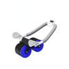 Ab Roller Wheel Automatic Rebound With Elbow Support Flat Plate Exercise Wheel Silence Abdominal Wheel Home Exercise Equipment
