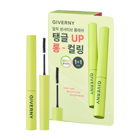 Giverny Adhesion Sensitive Mascara 1+1 Plan (Natural/Long Lash/Volume)
