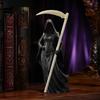Декоративный скелет с книгой, 3D-печатная статуэтка Женца Смерти, Капюшон, Безликая, Готическая, Смоляная фигурка, Съемная, Винтажный стиль, Уголок для чтения