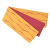 Kiryu Ori Reversible Yukata Obi Thread Poetry Wobble Stripes Made In Japan [Warakugure] (Yellow)