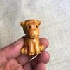 1/2Pcs Mini Wood Carving Chinese  Year Horse Ornaments Zodiac Statue Cute Horse Decor Office Desktop Decor Car Decoration