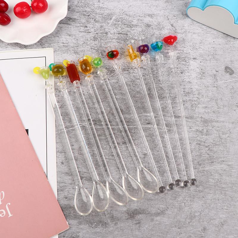 Набор палочек для смешивания коктейлей, набор акриловых миксеров для коктейлей, блендер, барные принадлежности, мешалка для коктейлей