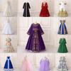 2025 Middle Eastern Girls' Long Sleeve Embroidered Princess Dress for Banquet and Performance