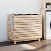 VidaXL Laundry Basket 88.5x44x76 Cm Solid Pine Wood 832323
