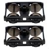 2Pcs HO Scale 1:87 Model Train Bogies Railway Layout Diorama Accessories for Party Supplies