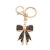 Women Rhinestone Bow Keychain Sparkling Bow Bag Charm Faux Crystal Key Chain