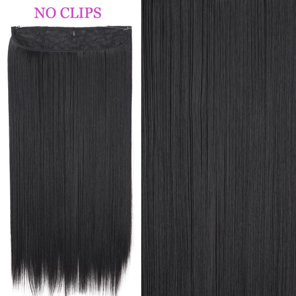 MERISIHAIR 16, 22, 32 дюйма, невидимая проволока, наращивание волос из синтетического волокна, прямые натуральные черные цельные накладные волосы, шиньон