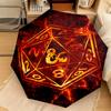 1 шт. Dungeons Dragons Кубики Арт Автоматический Зонт - Подходящий Дорожный Уличный Портативный Зонт Подарок на День Рождения Ежедневная Необходимость