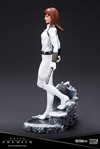 ARTFX PREMIER MARVEL UNIVERSE Черная Вдова Белый Костюм Издание Масштаб 1/10 ПВХ Предварительно Окрашенная Фигурка Легкой Сборки MK366