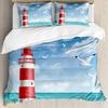 Пододеяльник «Океанская чайка», комплект постельного белья с цифровой печатью и наволочкой, пододеяльник, комплект из трех предметов