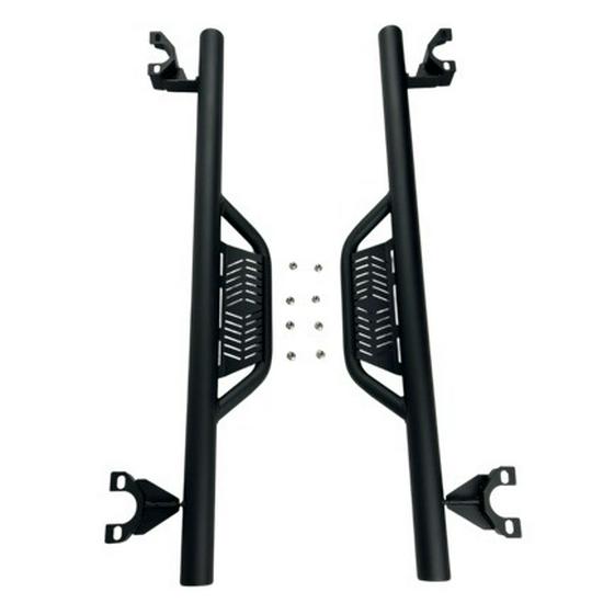 07-17 JK Wrangler Защита порогов Круглая силовая дуга Боковые ступени