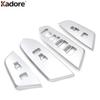 For Honda CRV CR-V 2017-  Carbon Fiber Car Inner Door Window Lift Switch Button Panel Cover Trim Interior Accessories