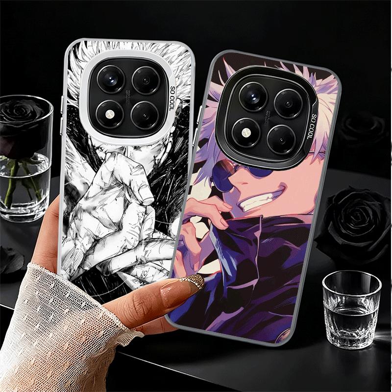 Аниме Годжо Сатору JUJUSU Мягкий чехол для телефона для Xiaomi Redmi Note 13 14 15 Pro Plus 12S 12 11S 11 11T 10S 10 Ударопрочная задняя крышка