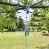 Creative Hummingbird Wind Chime Metal Hanging Decoration Garden Decoration Bell Pendant  Gift