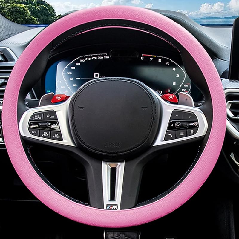 JDDRY Steering Wheel Cover, Universal Fit Protector - Silicone Car Steering Wheel Cover(Royal Blue,1PC)