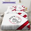 Постельное белье с узором AFC Ajax Комплект одеял Декор для дома Подарок (1 пододеяльник + 2 наволочки без наполнителя)