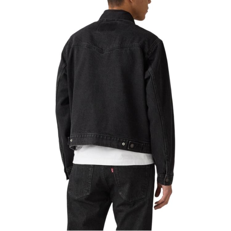 Levis Американская Мода Повседневный Лацкан Однобортный Длинный Рукав Куртка Мужские Куртки 003O0-0001