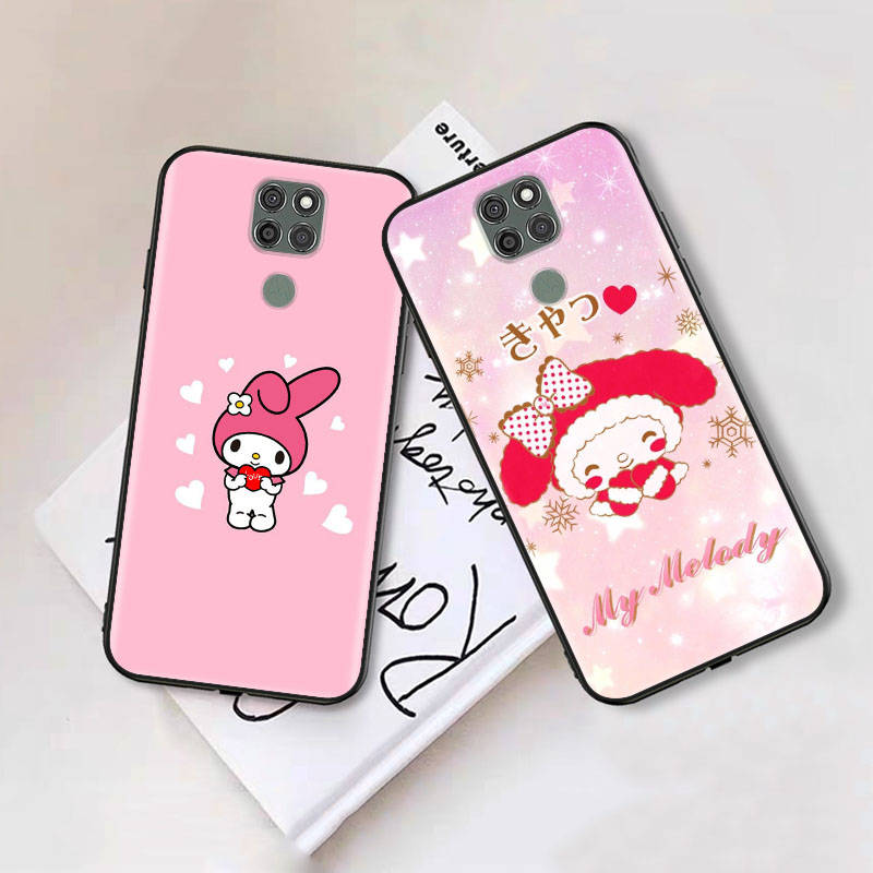 Черный чехол для Xiaomi Poco X6 X4 M5 M6 F5 F6 C65 C55 C50 C51 C40 Pro Redmi 14C A3X 13C 12C 11T 10A 9C Note 7 6 8A Plus L-10 My Melody