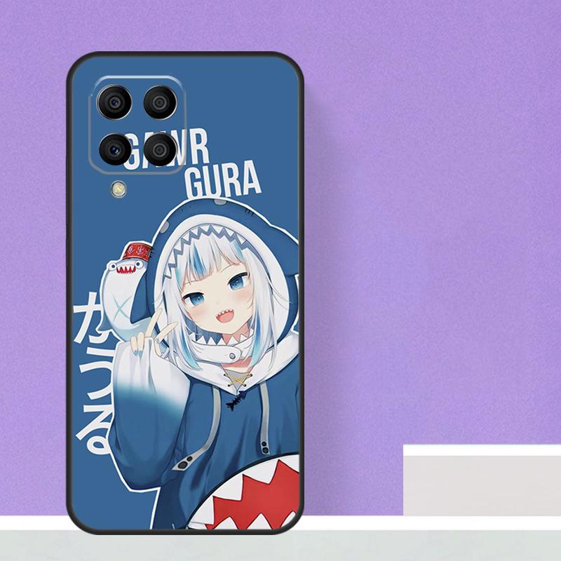 Гавр Гура Хололайв Девушка Для Samsung Galaxy M12 M32 M52 M14 M34 M54 M21 M51 M31 M30s M20 M15 M55 M13 M33 M53 Чехол