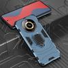 KEYSION Противоударный защитный чехол для Realme 11 Pro + 5G, мягкий силиконовый чехол с кольцом-подставкой для ПК для OPPO Realme Narzo 60 Pro 60 5G