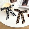 Long Silk Scarf New Niche Fashion Versatile Plaid Leopard Print Neck Scarf Headscarf Headband Hair Tie Decorative Belt