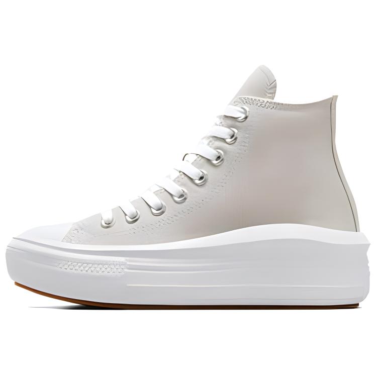 Converse Chuck Taylor All Star Move Platform High Fossilized Серые женские кроссовки Белый Черный A07579C