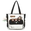 Student Class Bag Cartoon Shoulder Bag Large Capacity Tote Bag