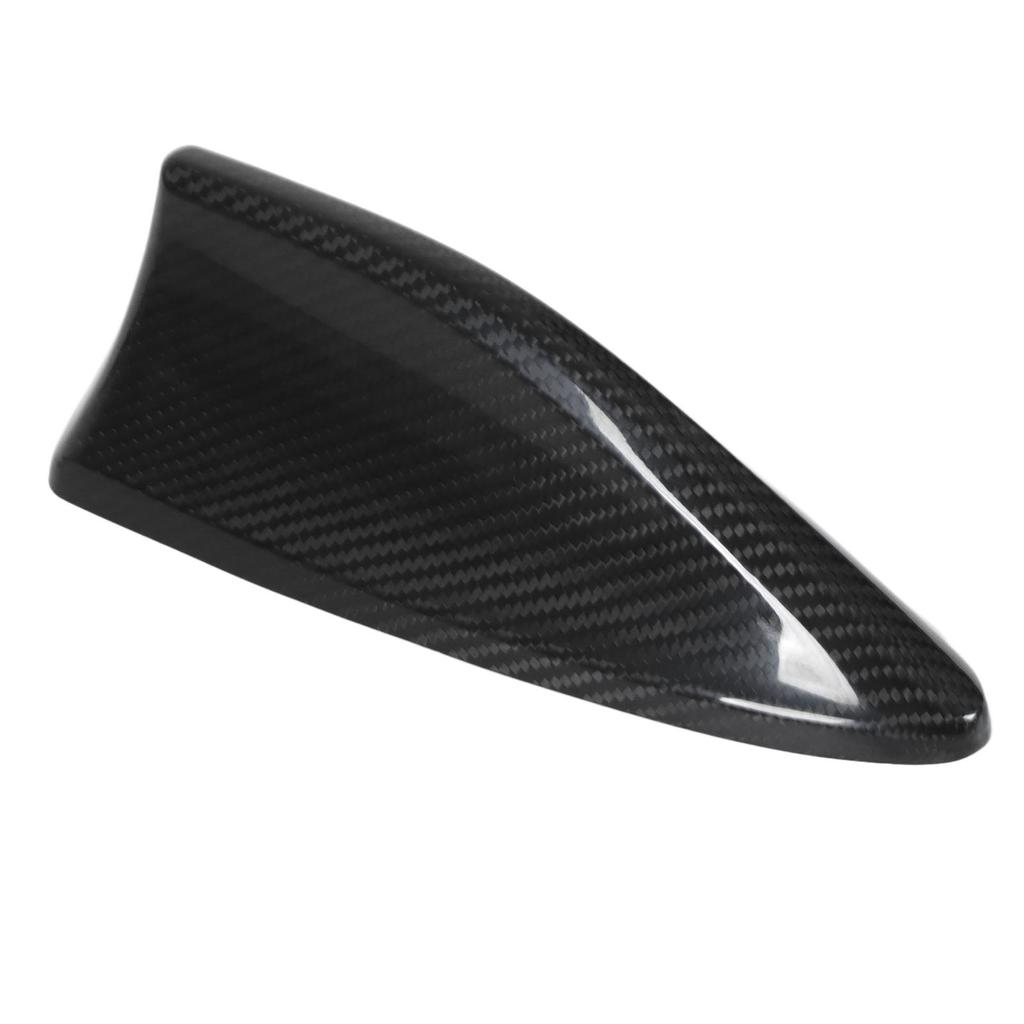 Shark Fin Antenna Cover Black Self Adhesive Carbon Fiber Decoration Antenna Cover Replacement for