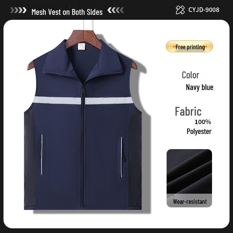 Индивидуальные жилеты волонтеров и гидов с логотипом для супермаркетов и складской деятельности