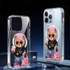 Мультяшный Медведь Магнитный Чехол для Телефона для iPhone 15/16/17 Pro Max - Прозрачный Полное Покрытие