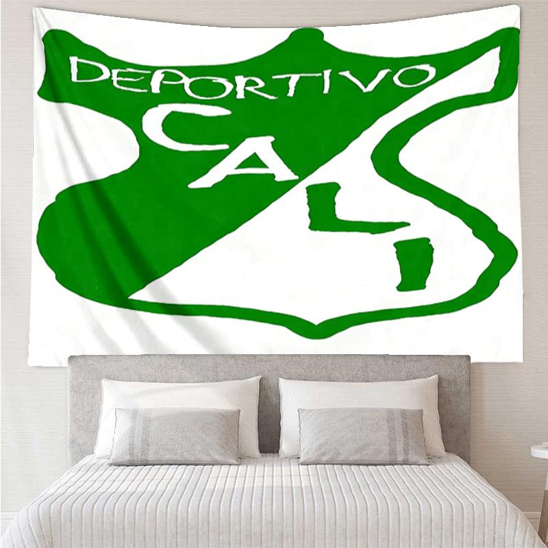 Deportivo Cali LOGO Tapestry for Bedroom Aesthetic Classroom Tapestries Wall Hanging for Living Room Dorm Office,Ideal Creative Gift