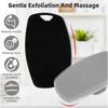 1Pcs Soft Silicone Exfoliating Brush Black Grey Body Cleansing Scrubber  Bath Supplies