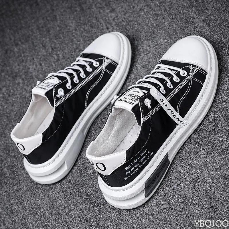 Fashion New Arrival Canvas Shoes Summer Breathable Comfortable Men Sneakers Casual Walking Flats Lace-up Fashion Man Vulcanized Shoes