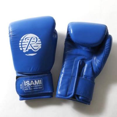 ISAMI Спарринговые перчатки RS Натуральная кожа RS-002 14 унций-16 унций (Синий, 14 унций)