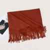 Autumn and Winter New Solid Color Scarf Imitation Cashmere Scarf Women's Warm Shawl Scarf
