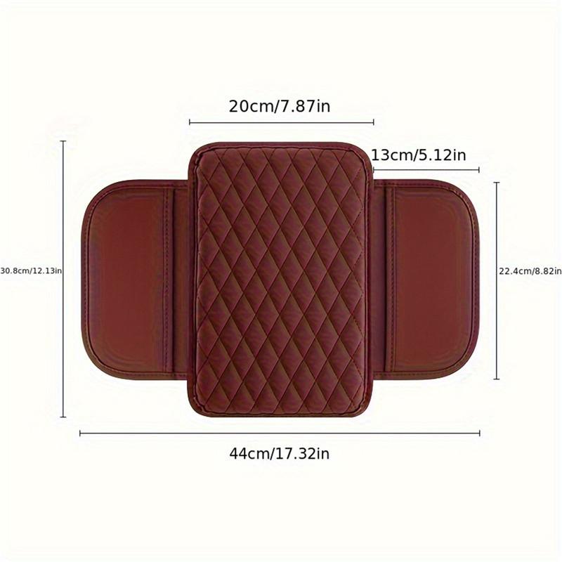 Подушка подлокотника автомобиля Кожаная Накладка на крышку центральной консоли Автомобильные аксессуары для интерьера