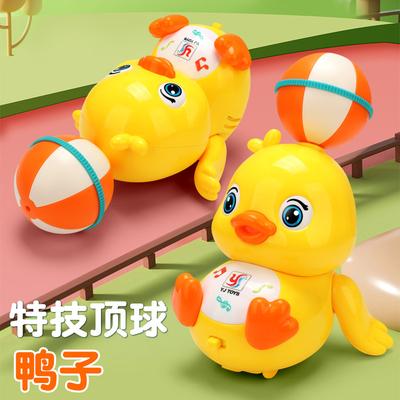 Электрический мультяшный StuntBall Little Duck Music Light вращающийся на 360 градусов Маленькая милая утка детская игрушка