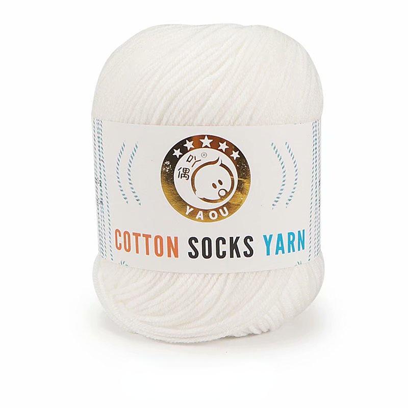 1 рулон вязаной пряжи, мягкая детская молочная хлопковая пряжа для шарфа, свитера, рукоделия и вязания крючком, радужная массивная пряжа