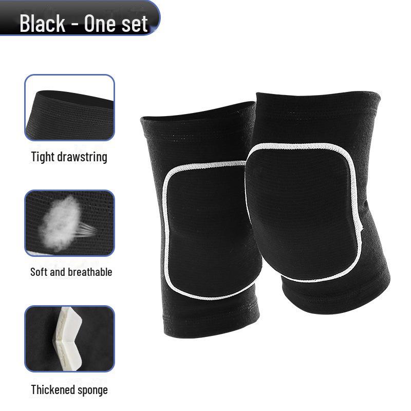 Женские танцевальные наколенники: Утолщенная губчатая защита для волейбола, защиты от падений и йоги.