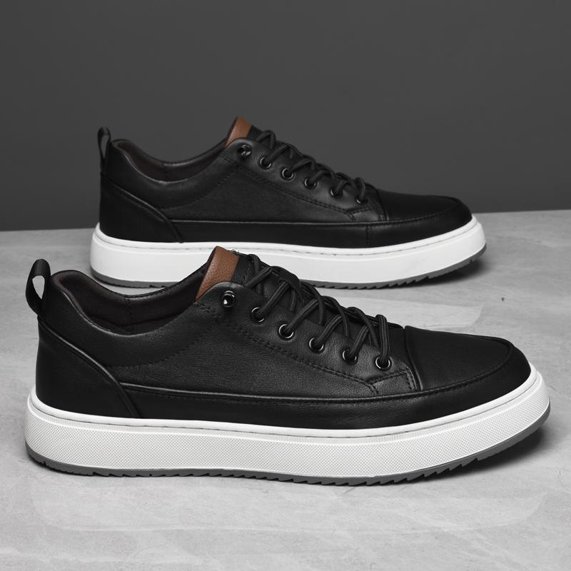 Модная мужская спортивная обувь, роскошные брендовые повседневные кроссовки, легкие кроссовки для бега на открытом воздухе, мужская вулканизированная обувь из натуральной кожи